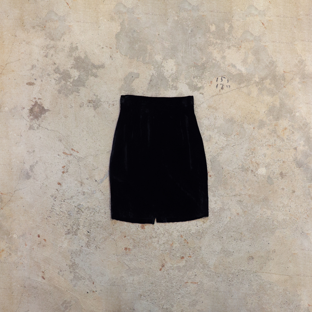 Velour tight skirt【C0387】