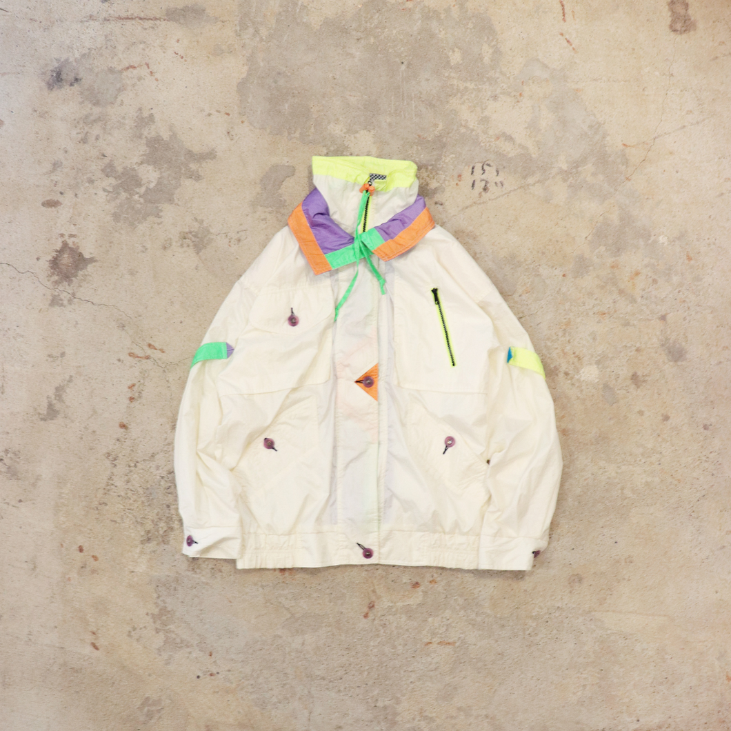 Neon color design jacket【B0374】