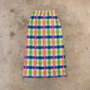 Colorful check pattern skirt【C0404】