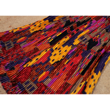 画像をギャラリービューアに読み込む, Multi color pleats skirt【C0423】