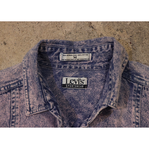 Chemical denim shirt【A0761】