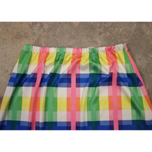 画像をギャラリービューアに読み込む, Colorful check pattern skirt【C0404】