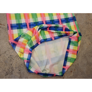 Colorful check pattern skirt【C0404】