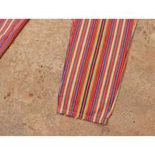 画像をギャラリービューアに読み込む, Stripe pattern denim pants【C0426】