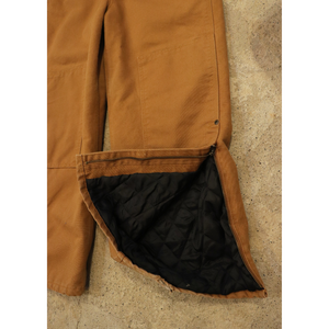 `carhartt` brown denim overall【C0381】