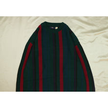 画像をギャラリービューアに読み込む, Stripe pattern knit sweater【A0714】