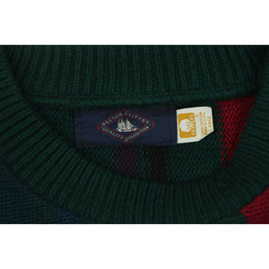 Stripe pattern knit sweater【A0714】