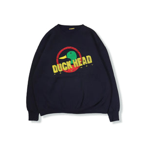 Duck printed sweat pullover【A0718】