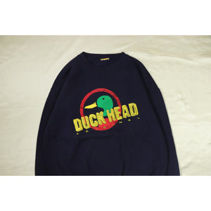 Duck printed sweat pullover【A0718】