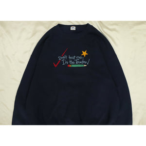 Embroidered sweat pullover【A0727】