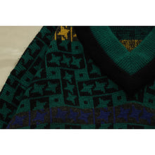 画像をギャラリービューアに読み込む, Geometric pattern knit sweater【A0786】