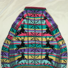 画像をギャラリービューアに読み込む, Multi color knit sweater【A0787】