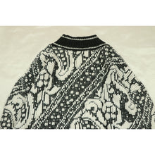 画像をギャラリービューアに読み込む, Paisley pattern knit sweater【A0796】