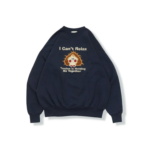Embroidered sweat pullover【A0808】