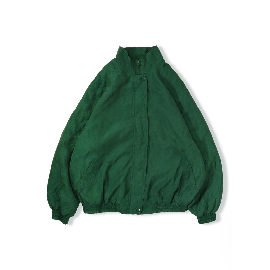 Silk jacket blouson【B0062】
