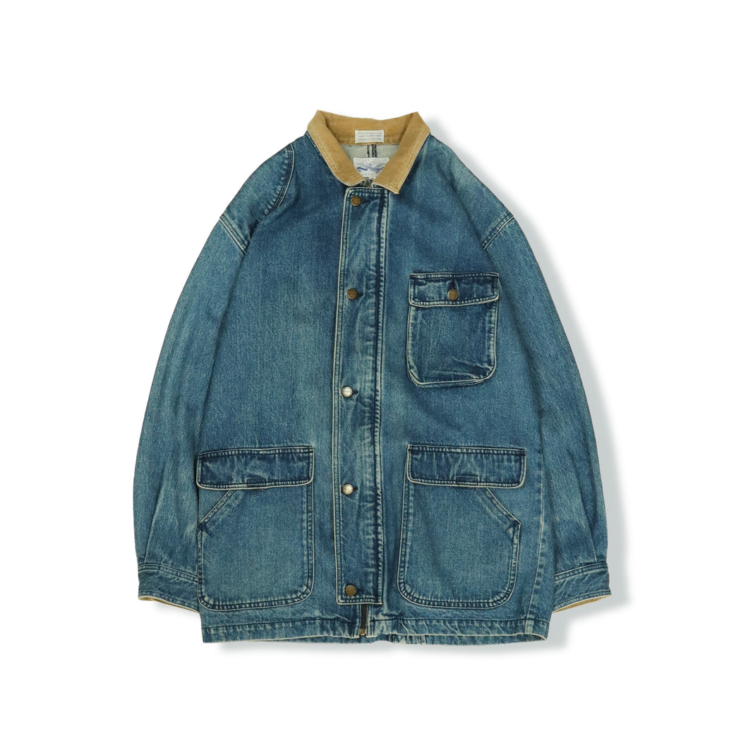 Denim medium coat【B0358】