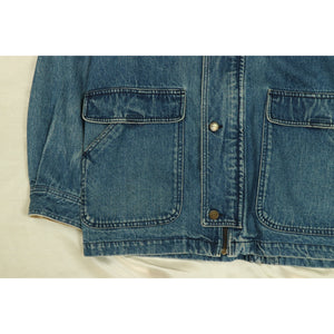 Denim medium coat【B0358】