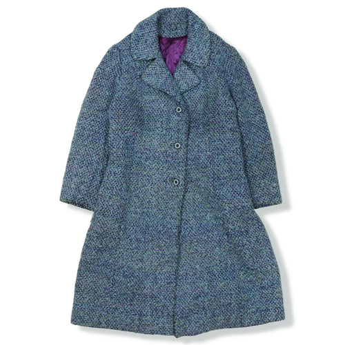 Tweed fabric coat【B0384】