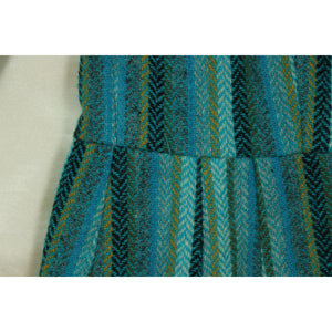 Stripe pattern half sleeve dress【E0243】