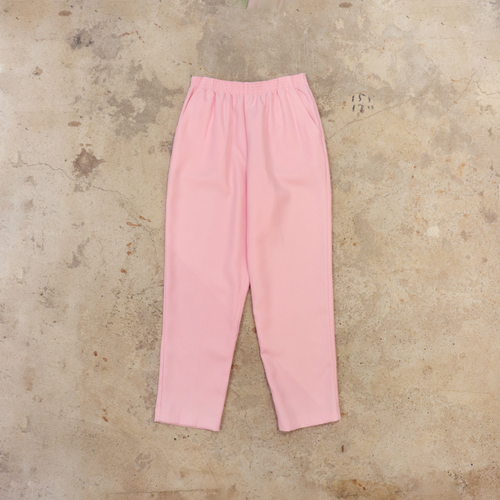 Pink colored easy pants【C0408】