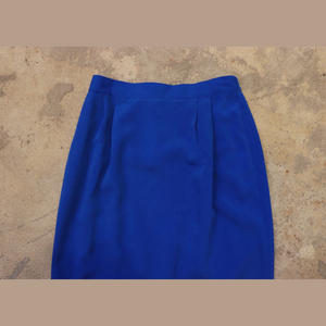 Blue Colored tight skirt【C0369】