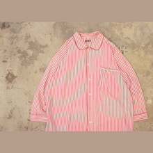画像をギャラリービューアに読み込む, Stripe pattern shirt【A0766】