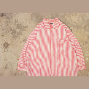Stripe pattern shirt【A0766】