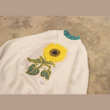 画像をギャラリービューアに読み込む, Sunflower printed sweat pullover【A0752】