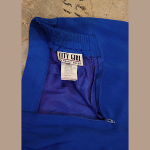 Blue Colored tight skirt【C0369】
