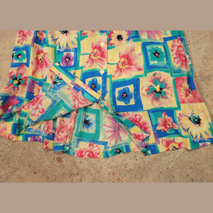 Various flower printed skirt【C0311】