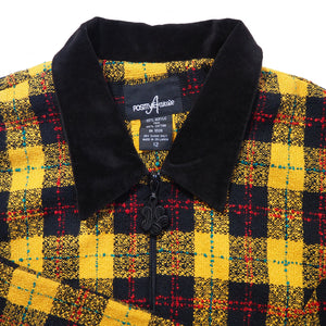 Tartan check pattern zip up jacket【A0022】