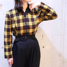 画像をギャラリービューアに読み込む, Tartan check pattern zip up jacket【A0022】