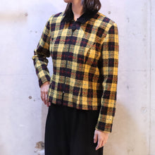 画像をギャラリービューアに読み込む, Tartan check pattern zip up jacket【A0022】