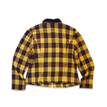 画像をギャラリービューアに読み込む, Tartan check pattern zip up jacket【A0022】