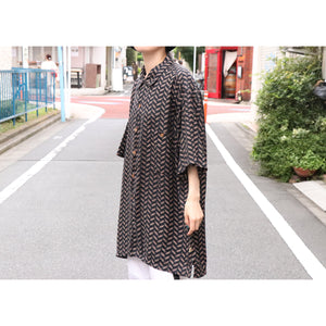 Big size pattern shirt【A0157】