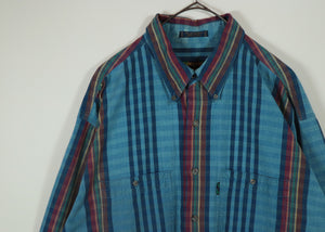 Stripe pattern shirt【A0245】