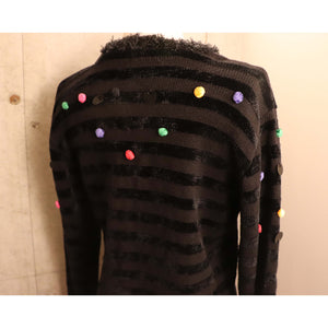 Color button knit cardigan【A0255】