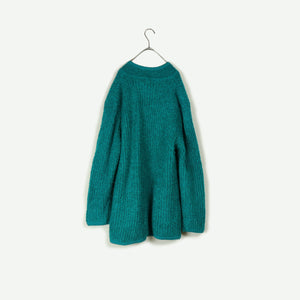 Acrylic knit cardigan【A0258】