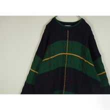 画像をギャラリービューアに読み込む, Cable knit sweater【A0266】