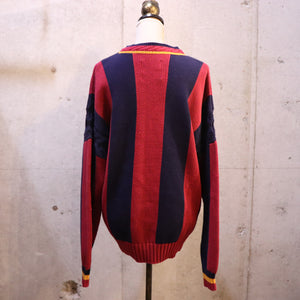 Stripe pattern sweater【A0267】