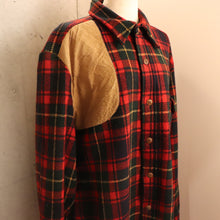 画像をギャラリービューアに読み込む, Check pattern wool shirt【A0286】