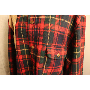 Check pattern wool shirt【A0286】