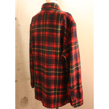 画像をギャラリービューアに読み込む, Check pattern wool shirt【A0286】
