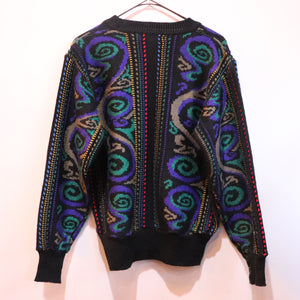 Total pattern sweater【A0303】