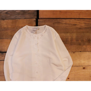 White lace blouse【A0355】