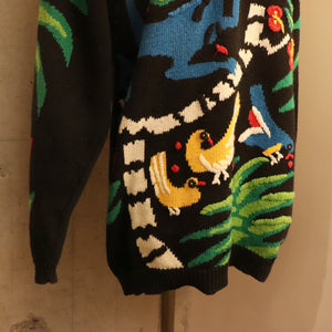 Jungle motuf sweater【A0357】