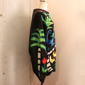 Jungle motuf sweater【A0357】