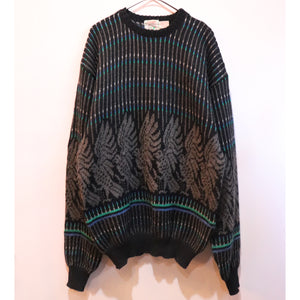 Total pattern sweater【A0362】