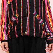 画像をギャラリービューアに読み込む, Stripe Pattern Multicolor Tops【A0399】