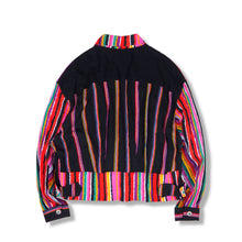 画像をギャラリービューアに読み込む, Stripe Pattern Multicolor Tops【A0399】